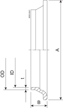 Liner RJT 76.1 mm Bearbejdet 1.4404 (316L) BS 4825