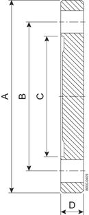 Blind DN15 H3 1.4404 (316L) DIN 11864-2/11853-2