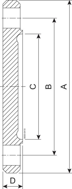 Blind DN25 H3 1.4404 (316L) DIN 11864-2/11853-2