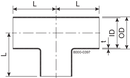 T-stykke TS DN15 HSF3 1.4307 (304L) DIN 11852 EN 10374-A