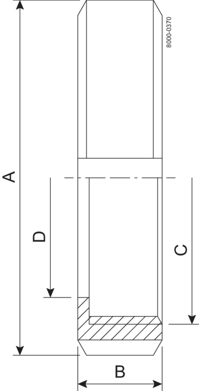 Nut F DN40 HSF0 1.4404 (316L) DIN 11851