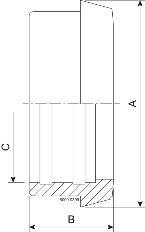 Liner D DN40 HSF0 1.4404 (316L) DIN 11851