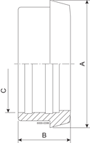 Liner D DN100 HSF0 1.4307 (304L) DIN 11851