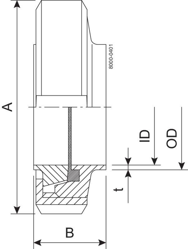 Union S DN65 HSF0 1.4307/EPDM DIN 11851