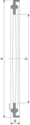 Pakning DN80 PTFE (G) Fit to DIN