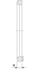 Pakning DN65 NBR Fit to DIN