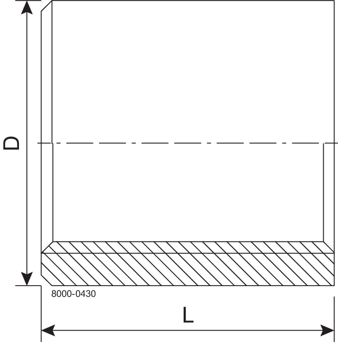 SOCKET  1/2" 1.4404