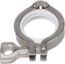 Tri-Clamp® A12MPS Clamp ring Swivel joint 4" 304 Clamp ender