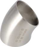 Bøjning 45 BS DN150 HSF3 1.4404 (316L) DIN 11852 EN 10374-A