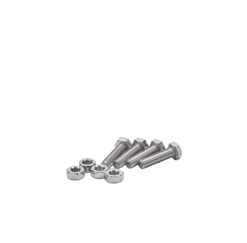 Bolt and nut set DN150 1.4301 (304) DIN 11864-2/11853-2