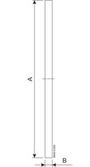 Blank 76.1 mm Bearbejdet 1.4404 (316L) SMS