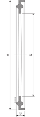 Pakningsring ISO 2037 114.3 mm EPDM (E) BS 4825