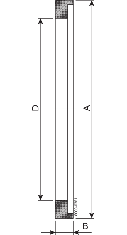 Pakningsring B=6.0 TO 6.2 101.6 mm EPDM (E) IDF