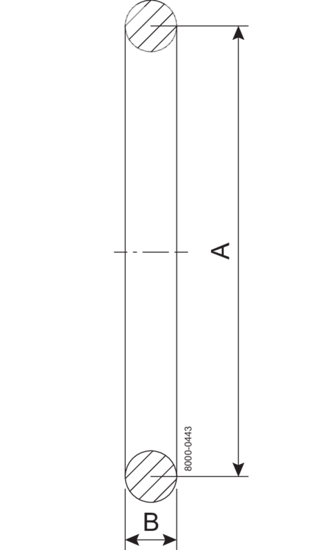 Seal ring 63.5 mm EPDM (E) RJT