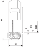 UNION COMPL SMS 101.6-316L-NBR