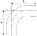 Tri-Clover® B2S Bøjning 90 1.5"