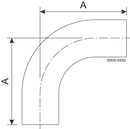 Tri-Clover® B2S Bøjning 90 2.5"