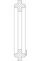 Tri-Clover® 40MP Pakning Standard TC 1" Hvid EPDM (EW) Pakning