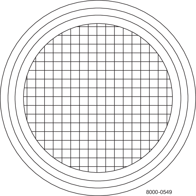 Tri-Clover® 40MPS Gasket Mesh screen 2.5" Buna (U) Hygienic Seal