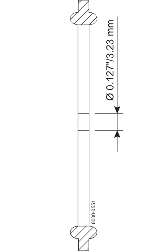 Tri-Clover® A80MP Blindskive med hul 1.5" 316/SFY (Viton) Hygiejnisk Pakning