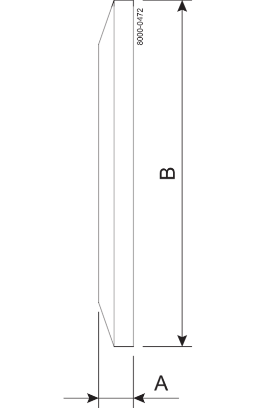 Tri-Clover® 16AMP Blind omløber/slut muffe 3"