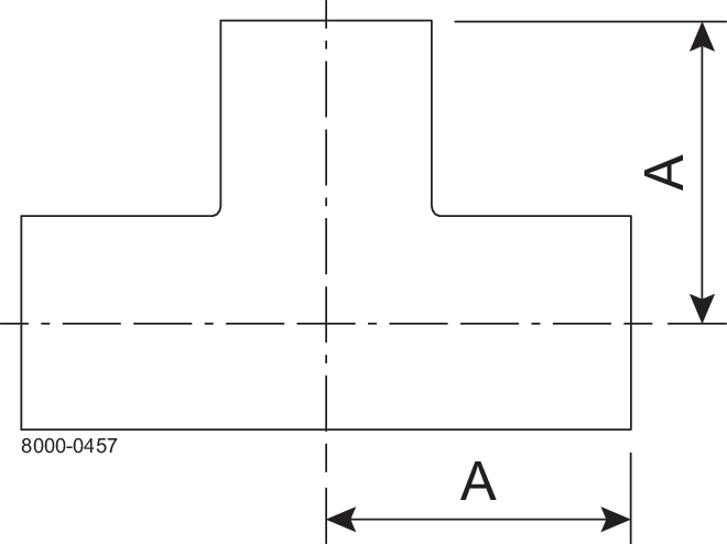 Tri-Clover® B7WWW Tee Equal  3"