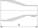 B31S-1 1/2 X 3/4-316L-PM