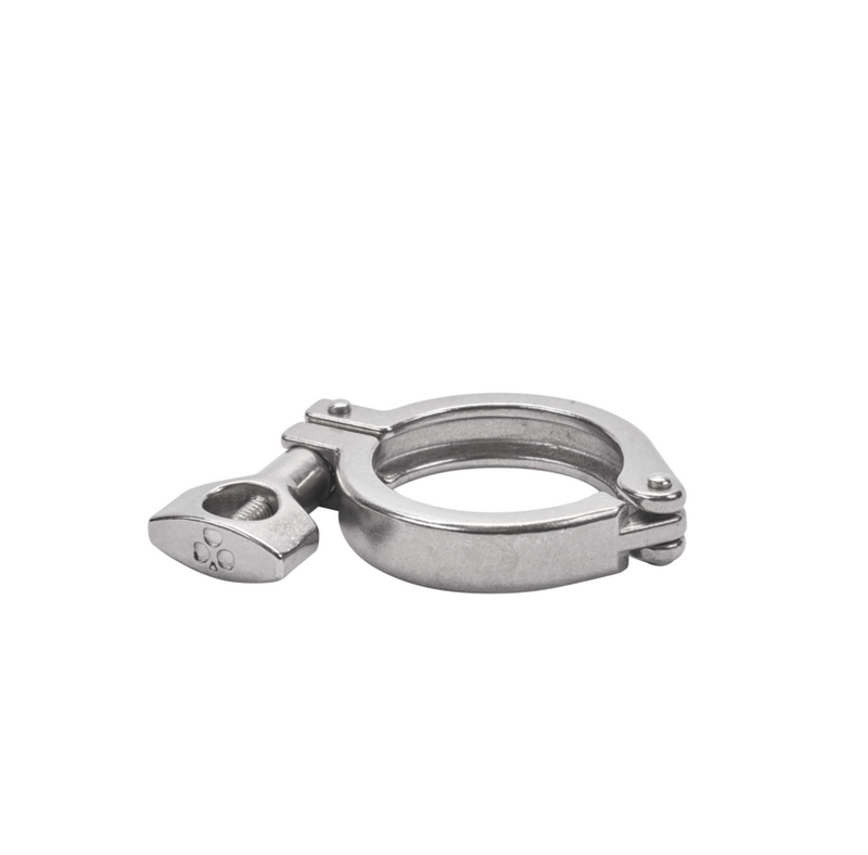 Tri-Clover® 13MHHS Clamp ring Single hinge 0.5" 304 Clamp ends