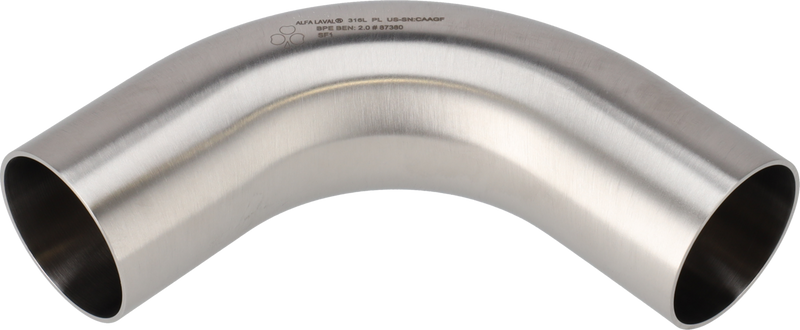 Tri-Clover® B288S Bends 88 0.5" SF1 (PL) 316L UltraPure Weld ends