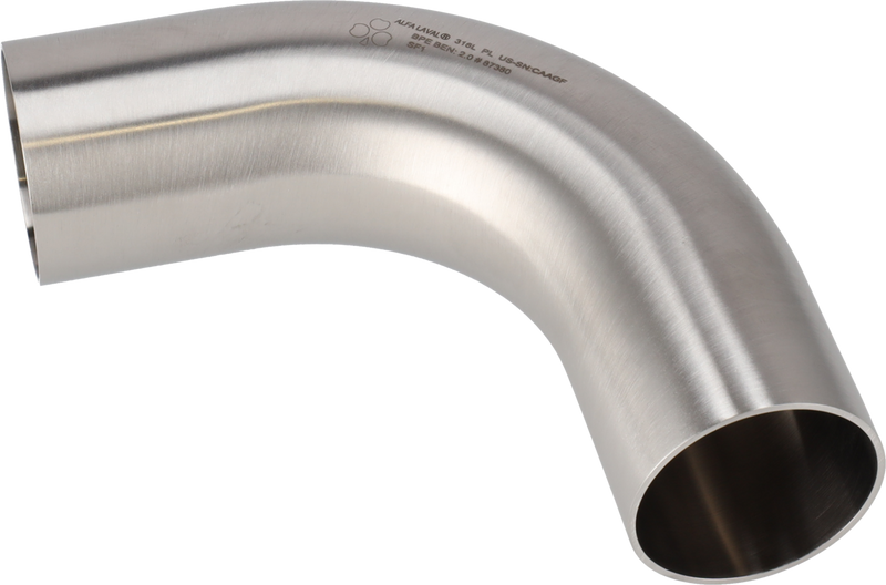 Tri-Clover® B288S Bends 88 0.5" SF1 (PL) 316L UltraPure Weld ends