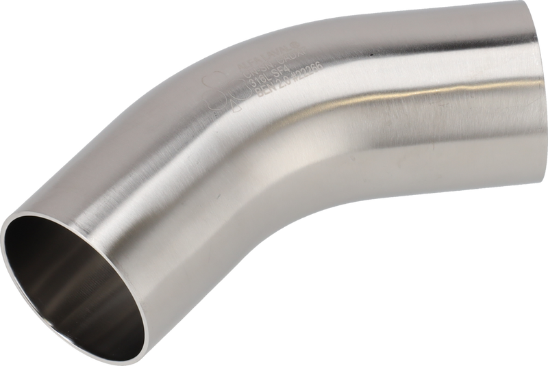 Tri-Clover® B2KS Bends 45 6" SF4 (PM) 316L ASME BPE Weld ends