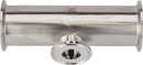 Tri-Clover® B7RMPS T-stykke, reducerende,  kort 1" 0.5" SF4 (PM) 316L ASME BPE Clamp ender
