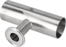 Tri-Clamp® B7RWWM T-stykke, reducerende 1" 0.75" SF1 (PL) 316L UltraPure Svejsning og TriClamp og svejsning